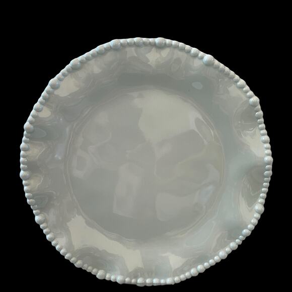 Rachel Ashwell Pastel Blue Pearl Shimmer Melamine Plates 9in Set of 4 New - Picture 7 of 16